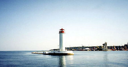 Lighthouse in Odessa Harbor