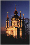 Saint Andrew Cathedral in Kiev